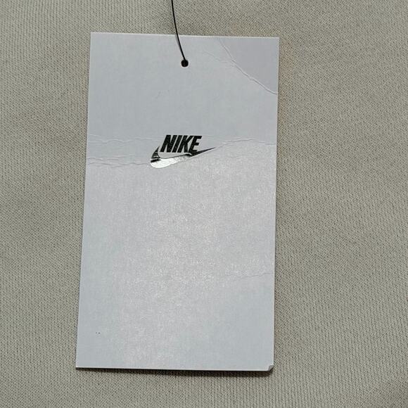 *NEW* MEN Nike Club Fleece Crewneck Sweatshirt XXL Light Bone/White (BV2662 072) - Picture 8 of 14